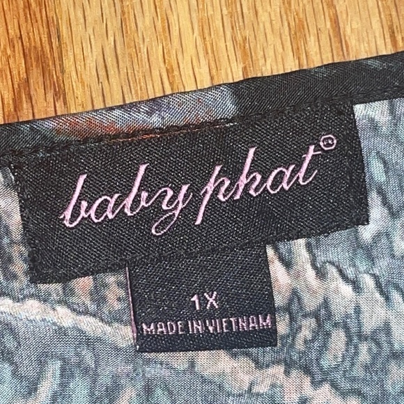 NEW Baby Phat cowl neck mini ruched dress 1X - Picture 4 of 17